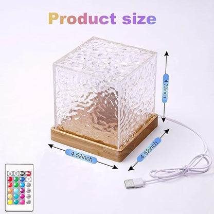 LED 3D Ocean Wave Projector Night Lamp